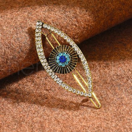 Alloy Rhinestone Alligator Hair Clips PW-WG3F5F8-01-1