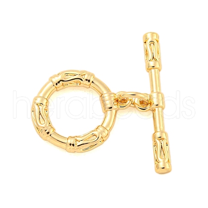 Brass Toggle Clasps KK-A223-14G-1