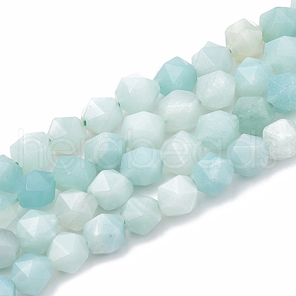 Natural Amazonite Beads Strands G-S332-10mm-009-1