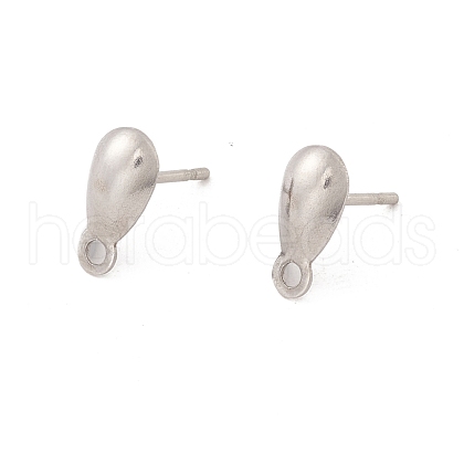 Non-Tarnish 304 Stainless Steel Stud Earring Findings X-STAS-P307-16P-1