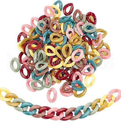 SUPERFINDINGS Opaque Acrylic Linking Rings OACR-FH0001-004-1