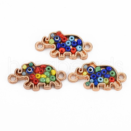 Alloy Enamel Links Connectors PALLOY-N153-38-RS-1
