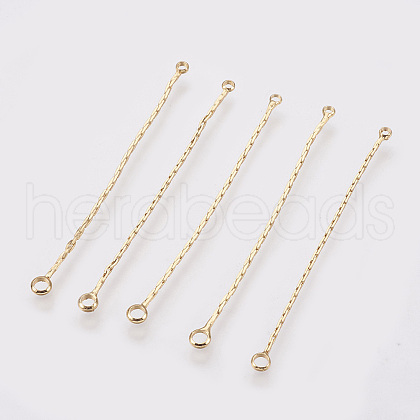 Brass Chain Links connectors X-KK-R058-151G-1