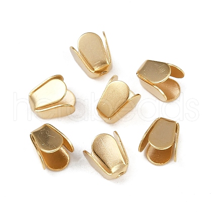 Brass Bead Caps KK-P310-12G-1