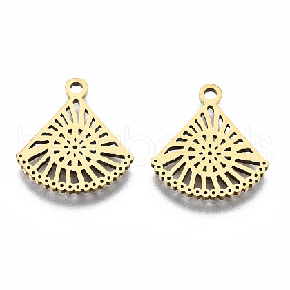 201 Stainless Steel Pendants STAS-Q240-037G-1