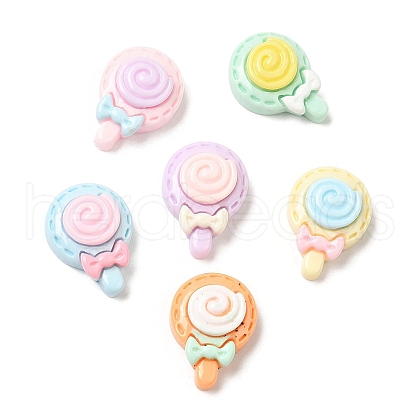 Cartoon Opaque Resin Cabochons RESI-C039-04C-1