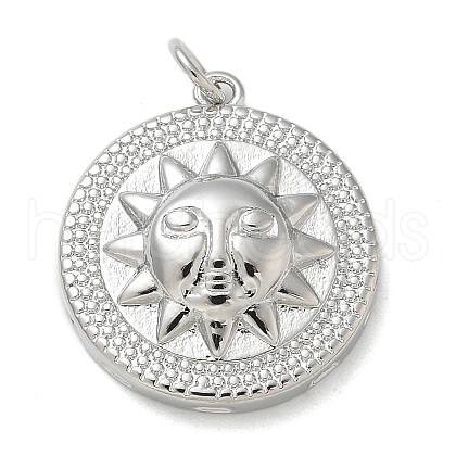 Rack Plating Brass Pendants KK-K392-45P-1
