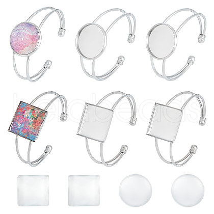 Unicraftale DIY Blank Bangle Making Kits DIY-UN0005-73-1