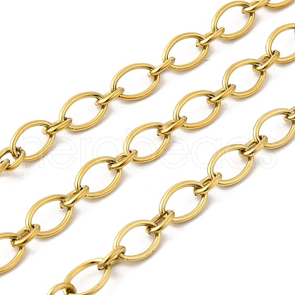 304 Stainless Steel Oval Link Chains CHS-C018-04G-1