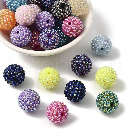 AB-Color Resin Rhinestone Beads RESI-S315-18x20-M-1