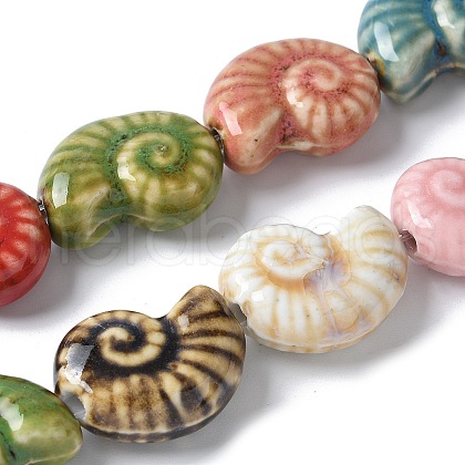 Ocean Series Handmade Porcelain Beads X-PORC-R002-03M-1