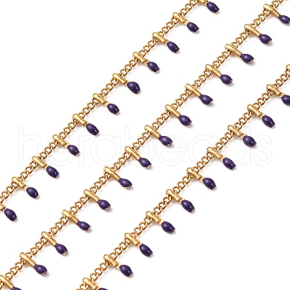 304 Stainless Steel Curb Chains STAS-R100-09A-08-1