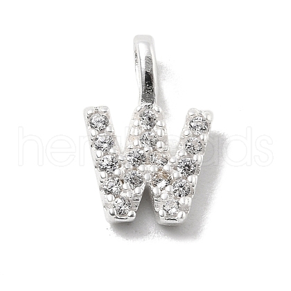 925 Sterling Silver with Cubic Zirconia Charms STER-Q004-01W-S-1