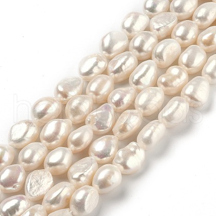 Natural Cultured Freshwater Pearl Beads Strands PEAR-L033-38D-01A-1