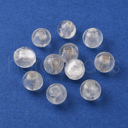 Handmade Silver Foil Glass Beads SLR12MM09Y-1