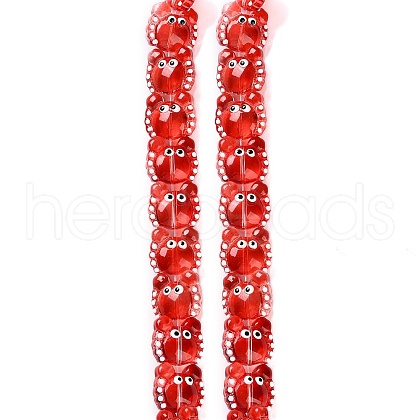 Handmade Lampwork Beads Strands LAMP-L078-010B-1