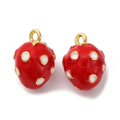 Brass Enamel Charms KK-I276-27G-01-1
