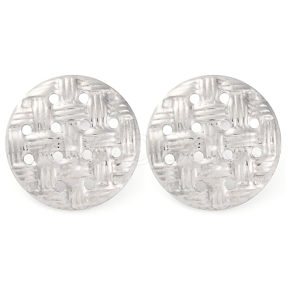 Anti-Tarnish 304 Stainless Steel Studs Earring Findings STAS-H226-06P-1
