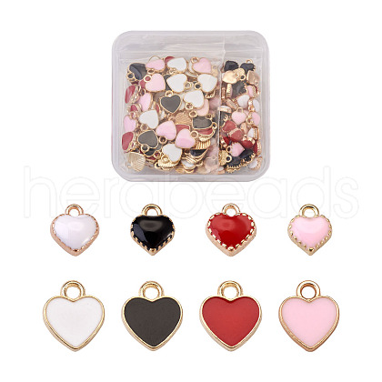 Beadthoven Alloy Enamel Charms ENAM-BT0001-03LG-1