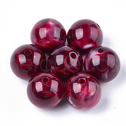 Acrylic Beads OACR-T008-11C-01-1