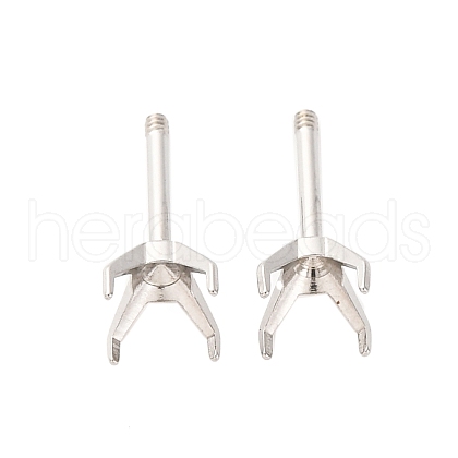 304 Stainless Steel Stud Earring Findings STAS-B091-02A-05P-1