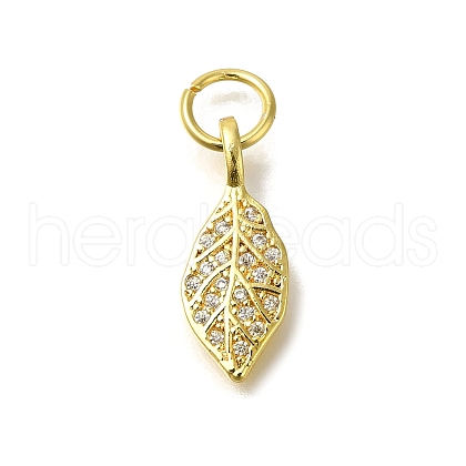 RaRack Plating Brass Micro Pave Cubic Zirconia Pendants KK-F883-09G-1