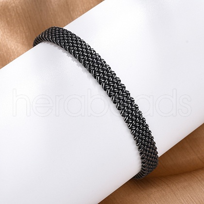 316 Surgical Stainless Steel Cuff Bangles for Men BJEW-P319-05A-B-1