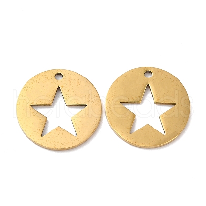 201 Stainless Steel Pendants STAS-A084-08G-1