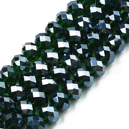 Glass Beads Strands X-GR12MMY-68L-1