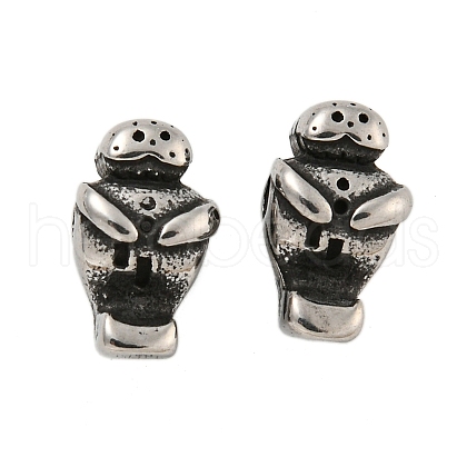 Animal 304 Stainless Steel Beads STAS-E214-11AS-11-1
