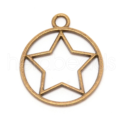 Zinc Alloy Pendants PALLOY-WH0088-61AB-1