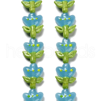 Handmade Lampwork Beads Strands LAMP-A005-03B-1