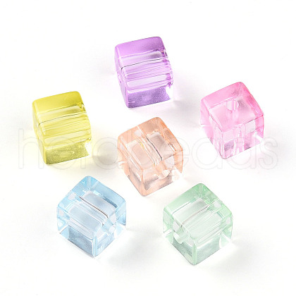 Transparent Acrylic Beads TACR-N019-01-1