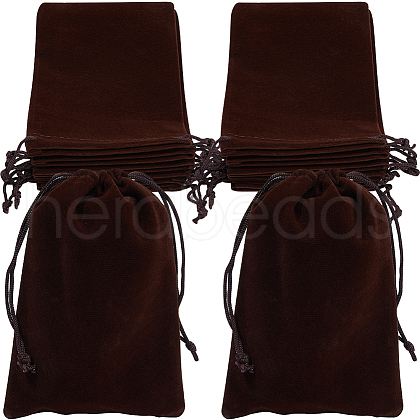 Beebeecraft Velvet Jewelry Drawstring Gift Bags ABAG-BBC0001-10C-03-1