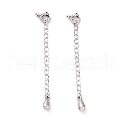 925 Sterling Silver Chain Extenders STER-D036-39AS-1