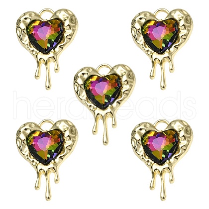 Rack Plating Alloy Glass Pendants FIND-YW0001-86A-1