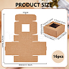 Paper Candy Storage Box CON-WH0084-95A-2
