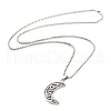 Tibetan Style Alloy Pendant Necklaces NJEW-P284-04AS-2