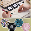 Square Acrylic Loose Diamond Display Boxes CON-WH0107-11B-01-6