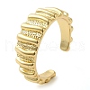 Brass Open Cuff Ring for Women RJEW-Z070-05G-01-1