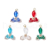 Transparent Glass Pendants PALLOY-MZ00725-1