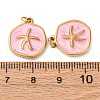 304 Stainless Steel Enamel Pendants STAS-U061-33G-B01-3