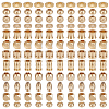 ARRICRAFT 120Pcs 12 Styles Brass Beads FIND-AR0005-38-1