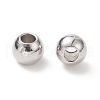 Tarnish Resistant 304 Stainless Steel Round Spacer Beads STAS-N020-18B-2