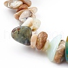 Chips Natural Blue Opal Beaded Stretch Bracelets BJEW-JB05990-2