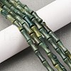 Natural Shoushan Jade Beads Strands G-L624-G01-12x5mm-1