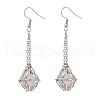 Anti-Tarnish 304 Stainless Steel Earring Hooks with Tray EJEW-JE06135-02-2