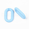 Opaque Spray Painted Acrylic Linking Rings OACR-T024-02-I03-3