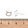 S925 Sterling Silver Stud Earrings EJEW-K303-01S-02-4