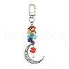 Moon Alloy Pendant Decoraiton HJEW-JM01393-04-1